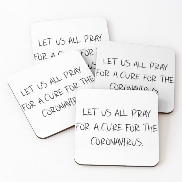 Item preview, let us all pray for a cure for the coronavirus designed and sold by motivation4you.