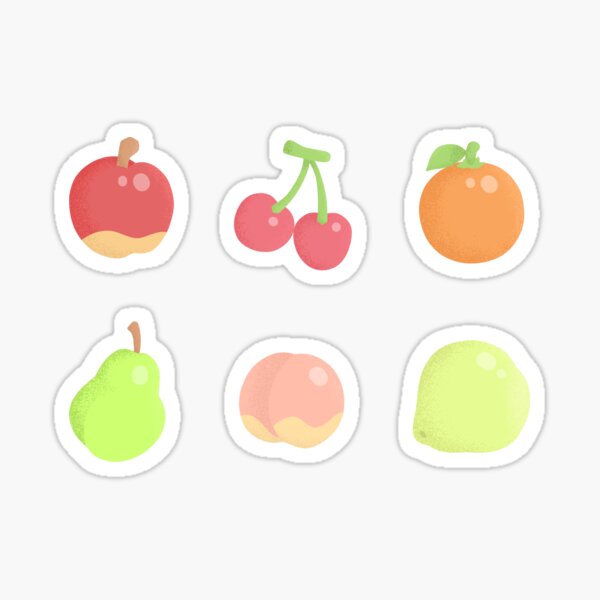 Animal Crossing New Horizons Fruits Sticker