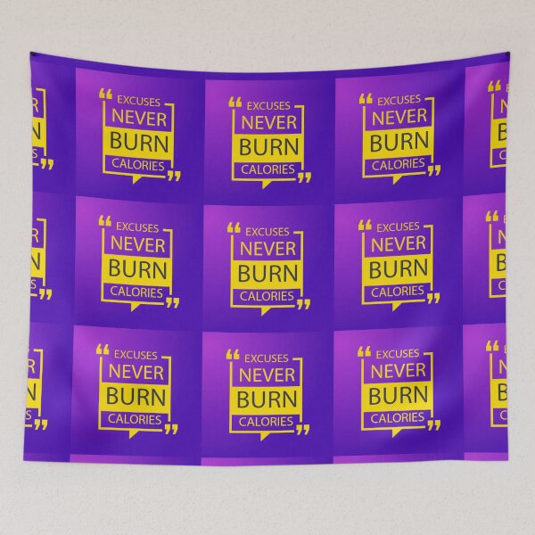 Item preview, Excuses never burn calories designed and sold by Raju2018.