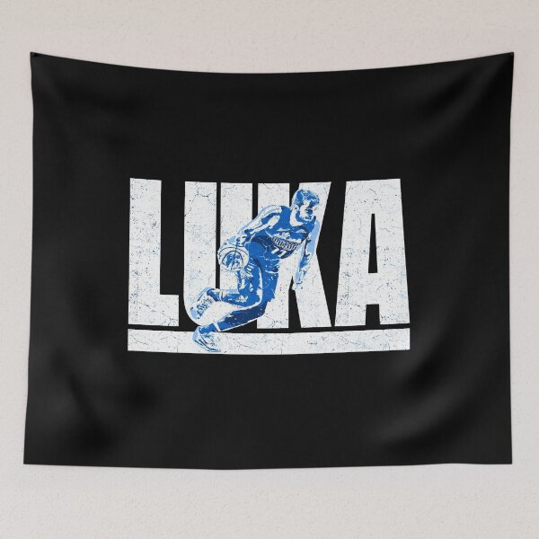 Item preview, luka doncic distressed logo design with silhouette  designed and sold by COURT-VISION.