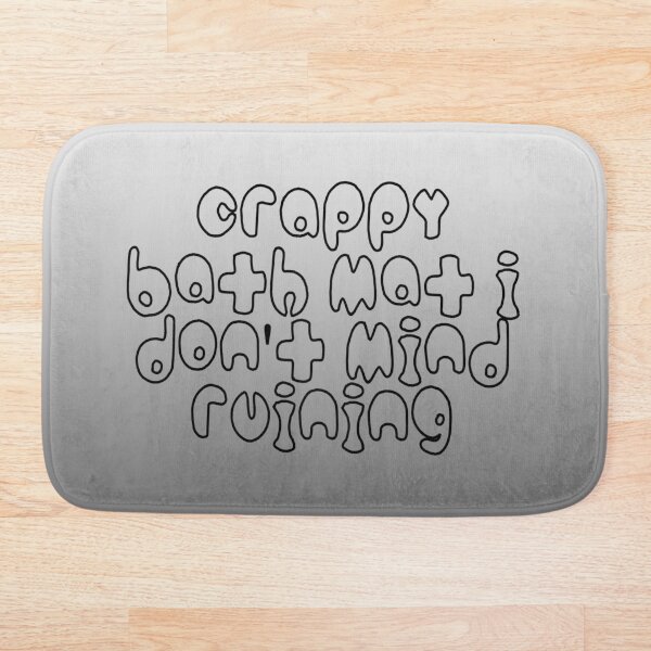 Item preview, Crappy bath mat 3 designed and sold by joshuayule.