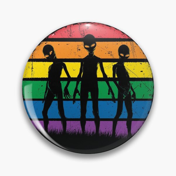 Artikelvorschau, Regenbogen-Außerirdische - Vintage Zeta Reticuli Greys, UFO-Entführungsgeschenk entworfen und verkauft von NatIntrovertSoc.