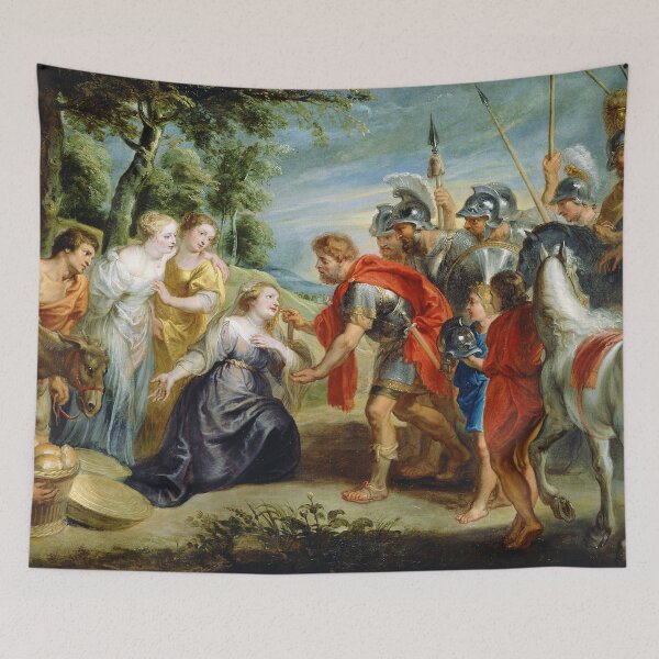 Item preview, David Meeting Abigail by Peter Paul Rubens (c 1620) designed and sold by allhistory.
