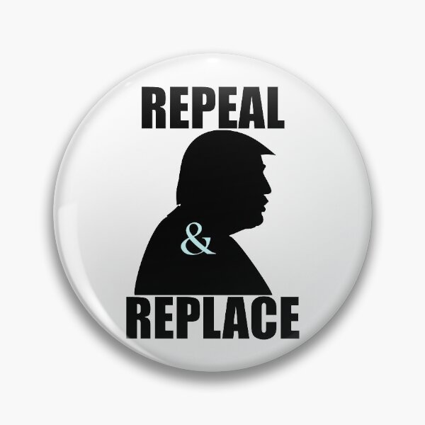 Item preview, Anti Trump - Repeal and Replace Trump silhouette 2020 designed and sold by merkraht.