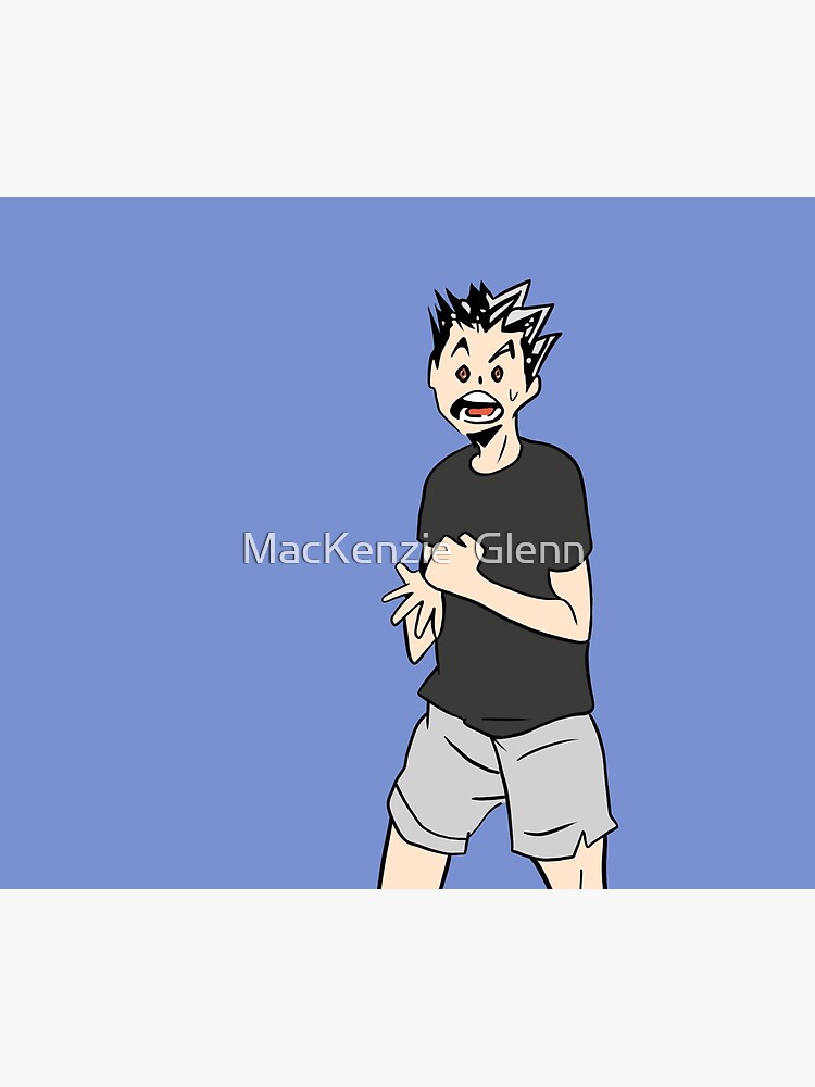 "Haikyuu! Bokuto Kotarou" Throw Blanket for Sale by draweedraws Redbubble