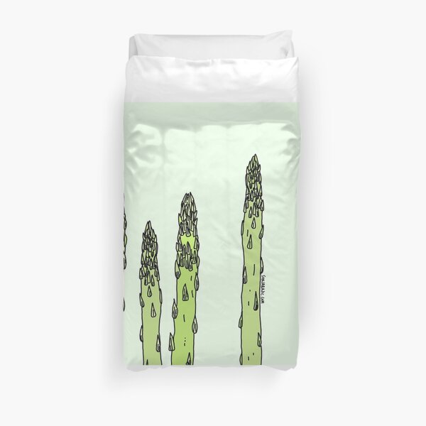 Asparagus! April! Duvet Cover