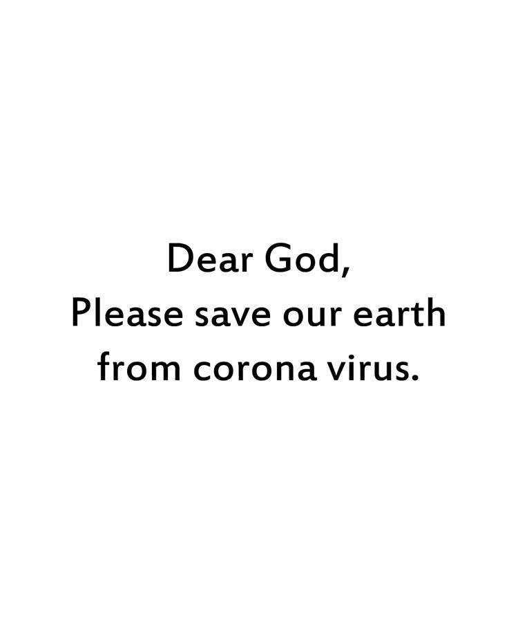 Dear God Please Save Our Earth From Coronavirus Ipad Case Skin By Motivation4you Redbubble