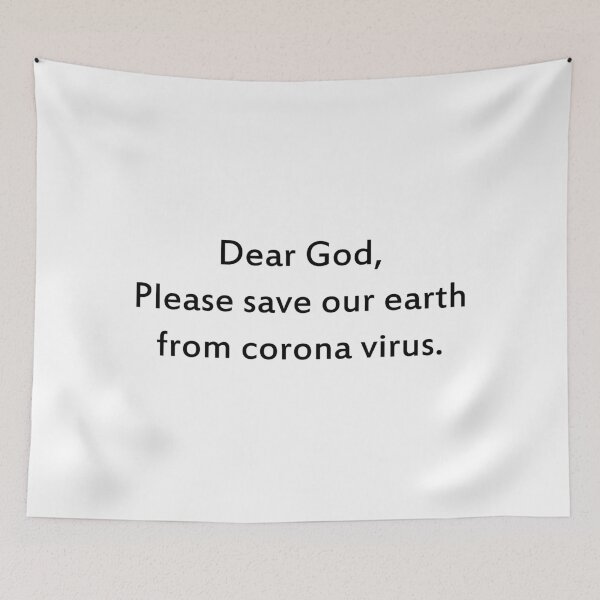 Item preview,   dear god, please save our earth from coronavirus designed and sold by motivation4you.
