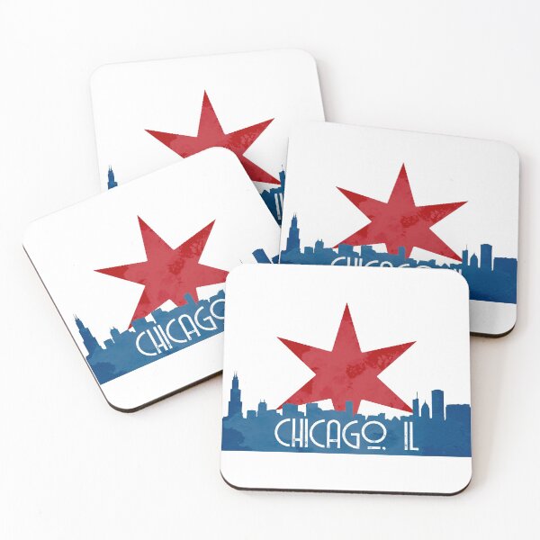 Item preview, Chicago Skyline Star  designed and sold by Decal Mania.