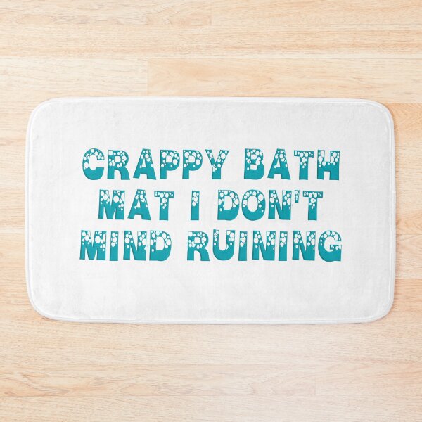 Item preview, Crappy bath mat 4 designed and sold by joshuayule.