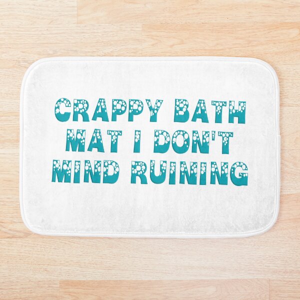 Item preview, Crappy bath mat 4 designed and sold by joshuayule.