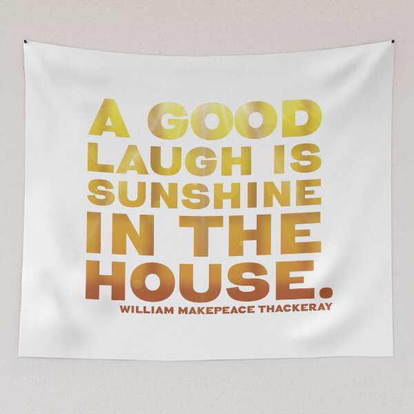 Item preview, Sunshine Thackeray Quote Typographical Design designed and sold by fatchairprint.