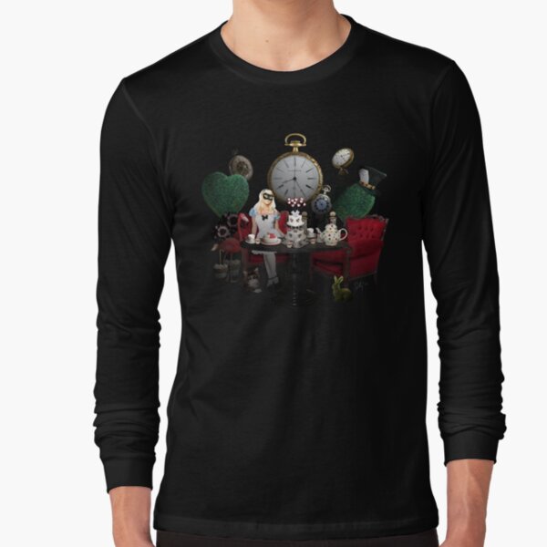 Alice In Wonderland Collage Long Sleeve T-Shirt