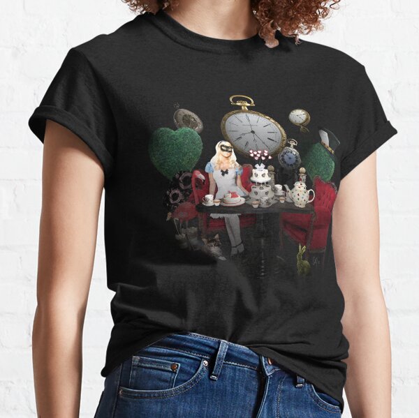 Alice In Wonderland Collage Classic T-Shirt
