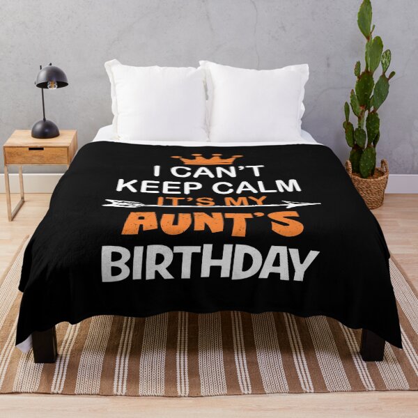 Item preview, I Can't Keep Calm It's My Aunt's Birthday Party print designed and sold by Grabitees.