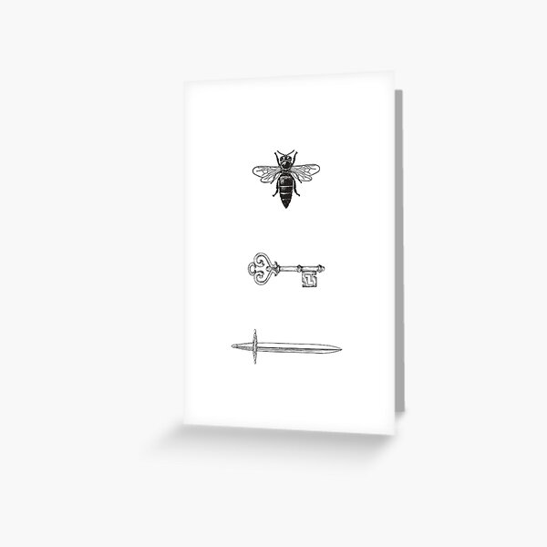 Item preview, Fantasy Fiction Starless Novel Sea Bee Key Sword Book designed and sold by topisawtees.