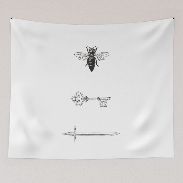 Item preview, Fantasy Fiction Starless Novel Sea Bee Key Sword Book designed and sold by topisawtees.