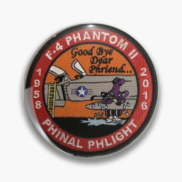 Item preview, USAF F-4 Phantom II Phinal Phlight Commemorative Sticker designed and sold by MilitaryPlus.
