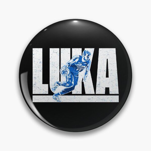 Item preview, luka doncic distressed logo design with silhouette  designed and sold by COURT-VISION.