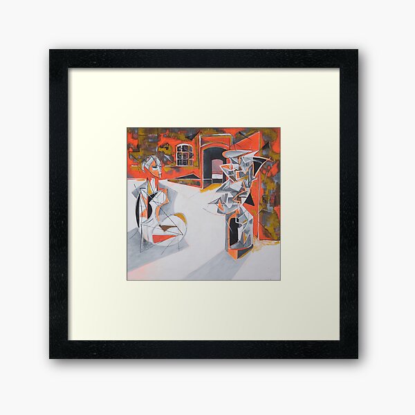 Winter confinement Framed Art Print