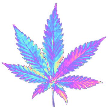 Artwork thumbnail, Holographic Weed by dinaaaaaah