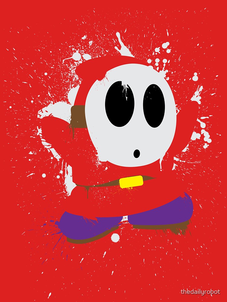 Splattery Shy Guy Style 1 by thedailyrobot