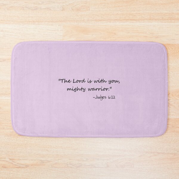 Item preview, Judges 6:12 Bible Verse designed and sold by Caffeinated Creations.
