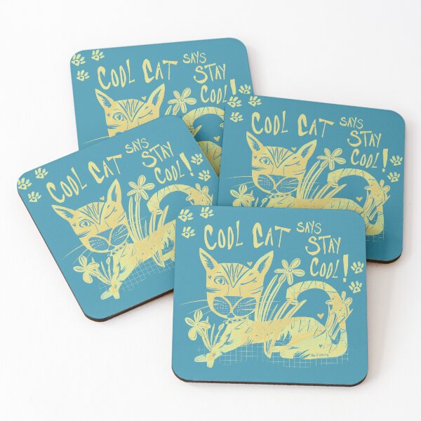 Item preview, Stay cool cat designed and sold by BePositivity.
