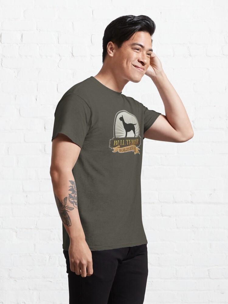 Alternate view of World's Best Dog - Bull Terrier Classic T-Shirt