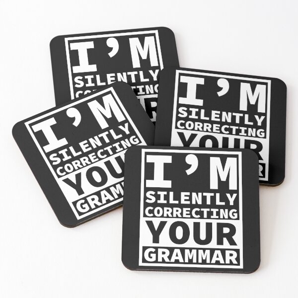 Item preview, I'm Silently Correcting Your Grammar Funny T-Shirt With Sayings designed and sold by Mouatassem Zoui.