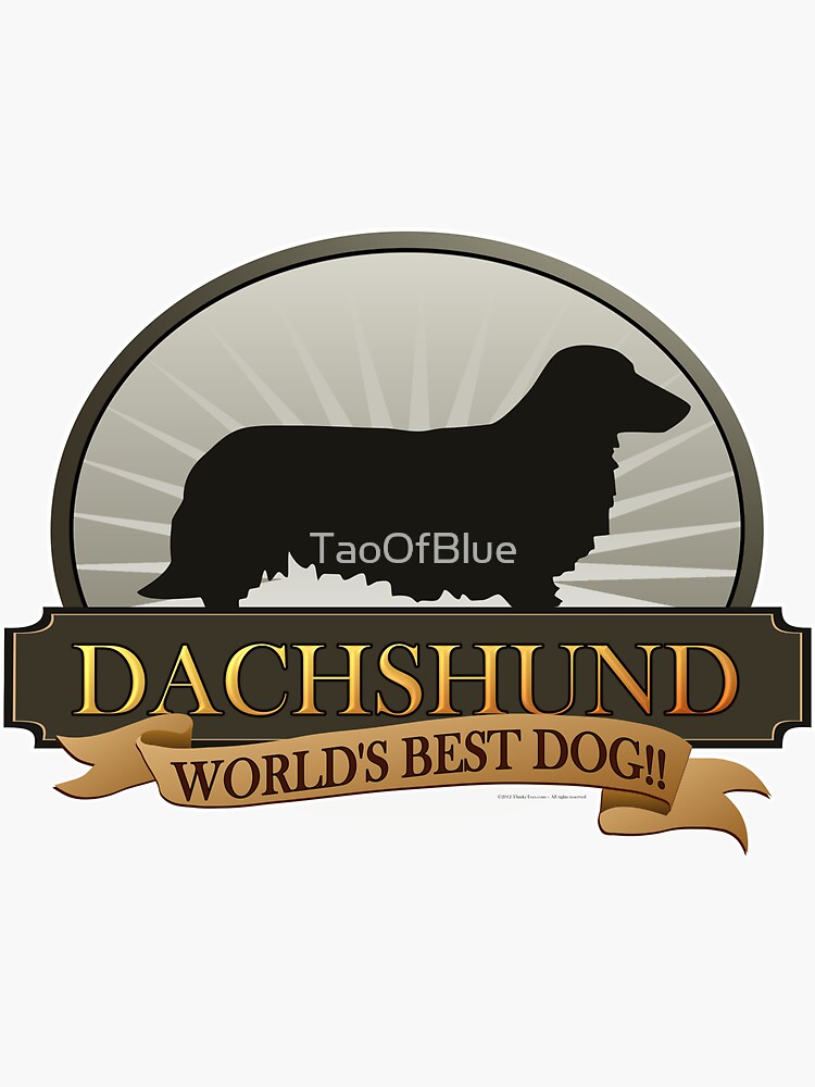 World's Best Dog - Dachshund (Long Haired) by TaoOfBlue