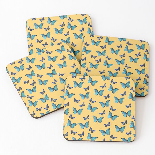 Item preview, Blue Yellow Butterfly Glam #1 #pattern #decor #art  designed and sold by Anita's & Bella's Art.