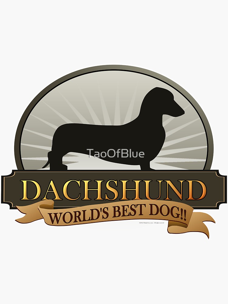 World's Best Dog - Dachshund (Smooth) by TaoOfBlue