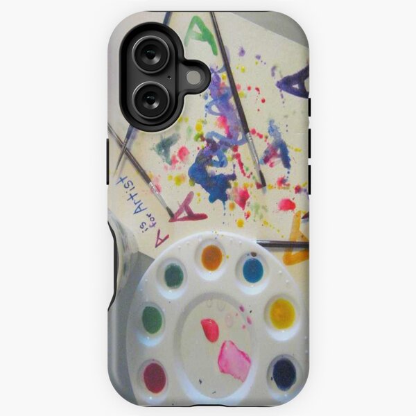 Item preview, A is for Artist - iPhone Case designed and sold by hallucingenic.