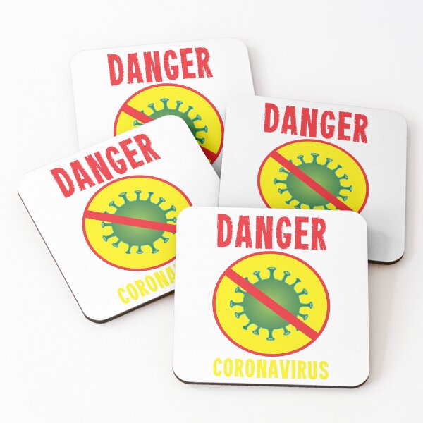Item preview, DANGER CORONAVIRUS COVID19 do not touch designed and sold by danyc88.