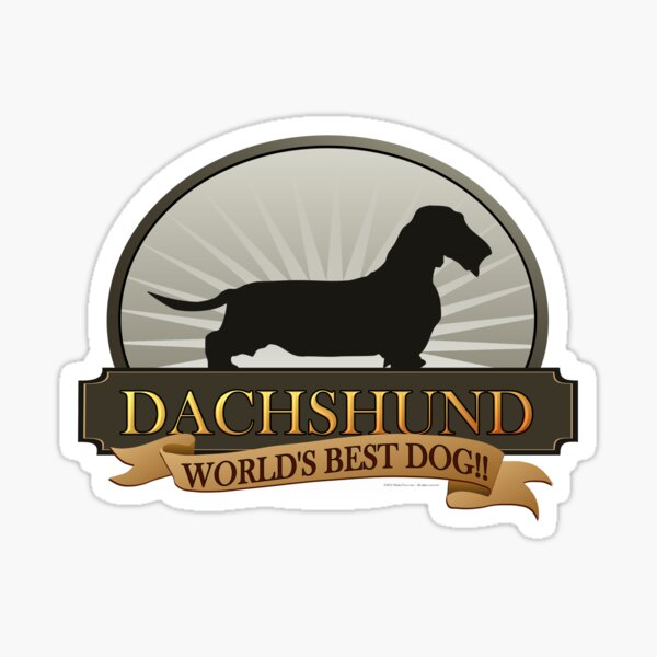 World's Best Dog - Dachshund (Wire-haired) Sticker