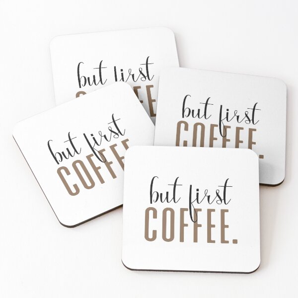 Item preview, But First Coffee designed and sold by ThingsShop.