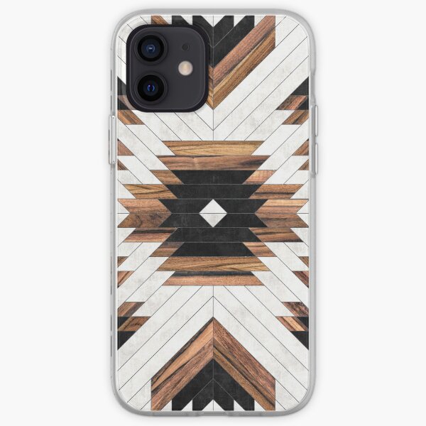Urban Tribal Pattern No.5 - Aztec - Concrete and Wood iPhone Soft Case