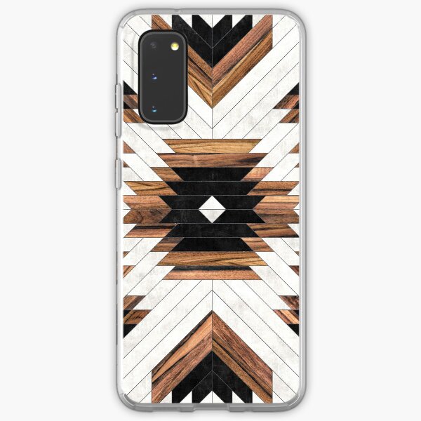 Urban Tribal Pattern No.5 - Aztec - Concrete and Wood Samsung Galaxy Soft Case