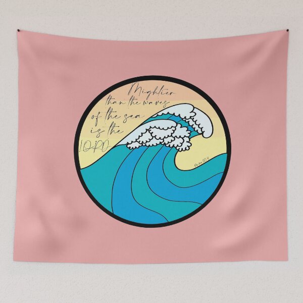 Item preview, Mightier Than the Waves designed and sold by BourbonNBrushes.