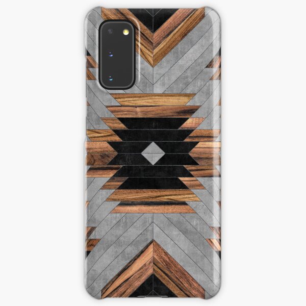Urban Tribal Pattern No.6 - Aztec - Concrete and Wood Samsung Galaxy Snap Case