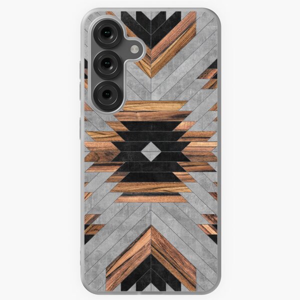 Item preview, Urban Tribal Pattern No.6 - Aztec - Concrete and Wood designed and sold by Zoltan Ratko.