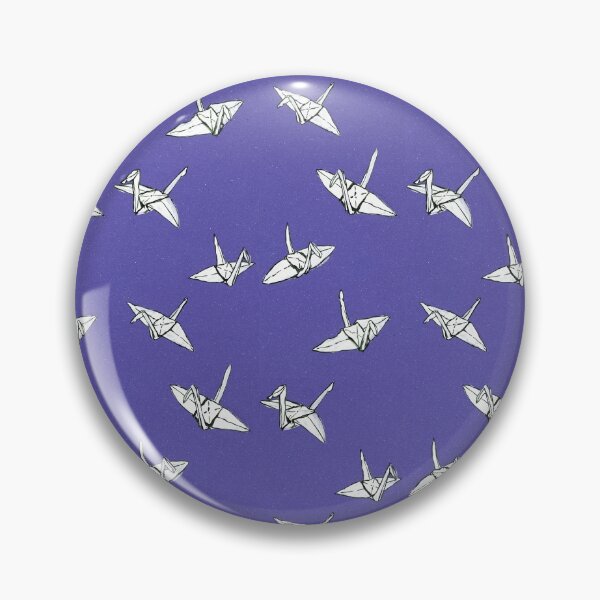 Item preview, blue crane pattern designed and sold by KarolinaSt.