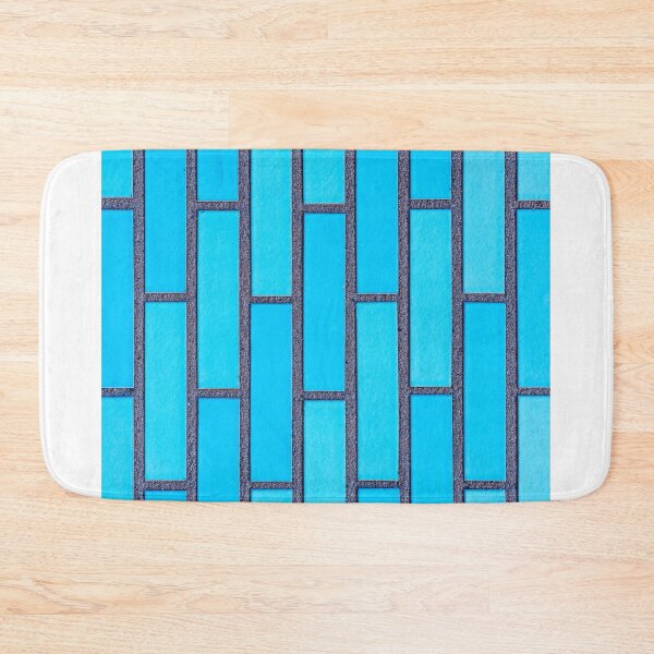 Item preview, Turquoise Blue Brick  designed and sold by newburyboutique.