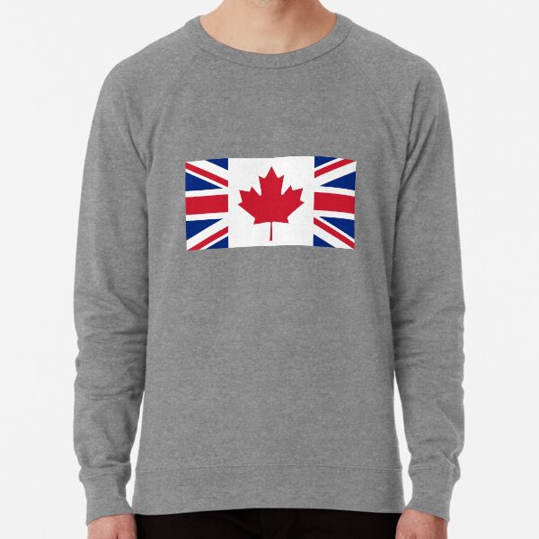 Canadian flag sweatshirt top