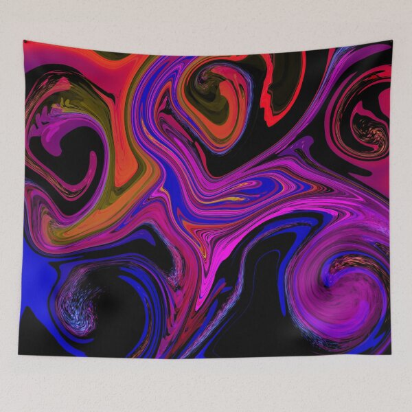 Artikelvorschau, Psychedelisch entworfen und verkauft von TinaJostDesigns.