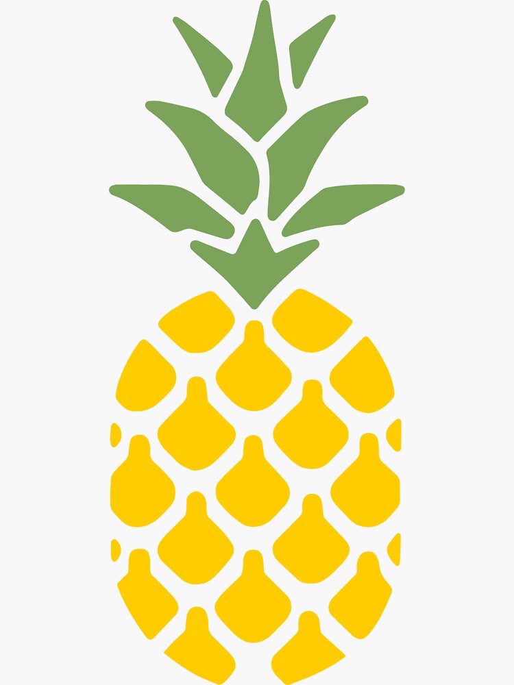 "Pineapple design for redbubbles" Sticker for Sale by unlockme007