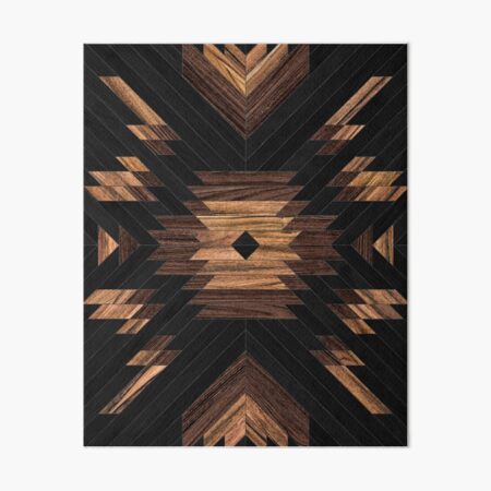 Urban Tribal Pattern No.7 - Aztec - Wood Art Board Print