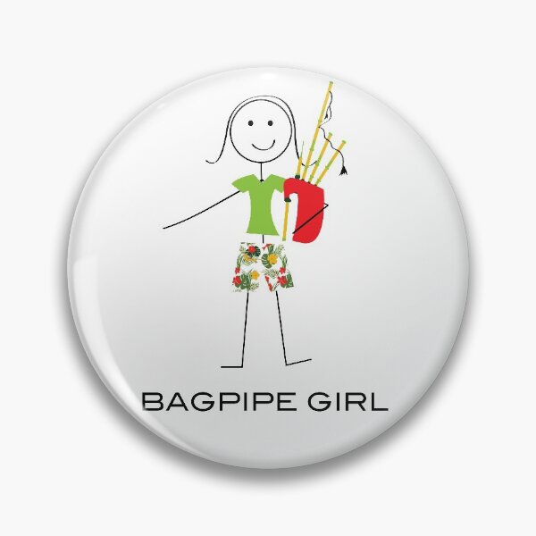 Item preview, Funny Womens Bagpipe Girl designed and sold by whyitsme.
