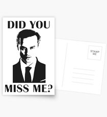 Moriarty, Did You Miss Me? Postcards